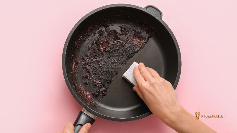 How Do You Clean a Burnt Nonstick Pan Safely