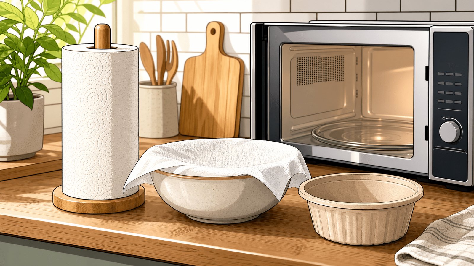 A dry paper towel sitting on a metal oven rack inside an oven.