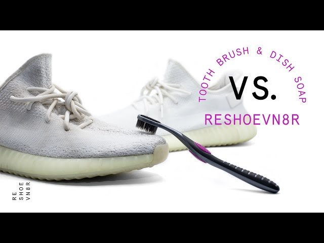 Professional cleaning supplies placed neatly beside leather shoes for a frequently asked question.