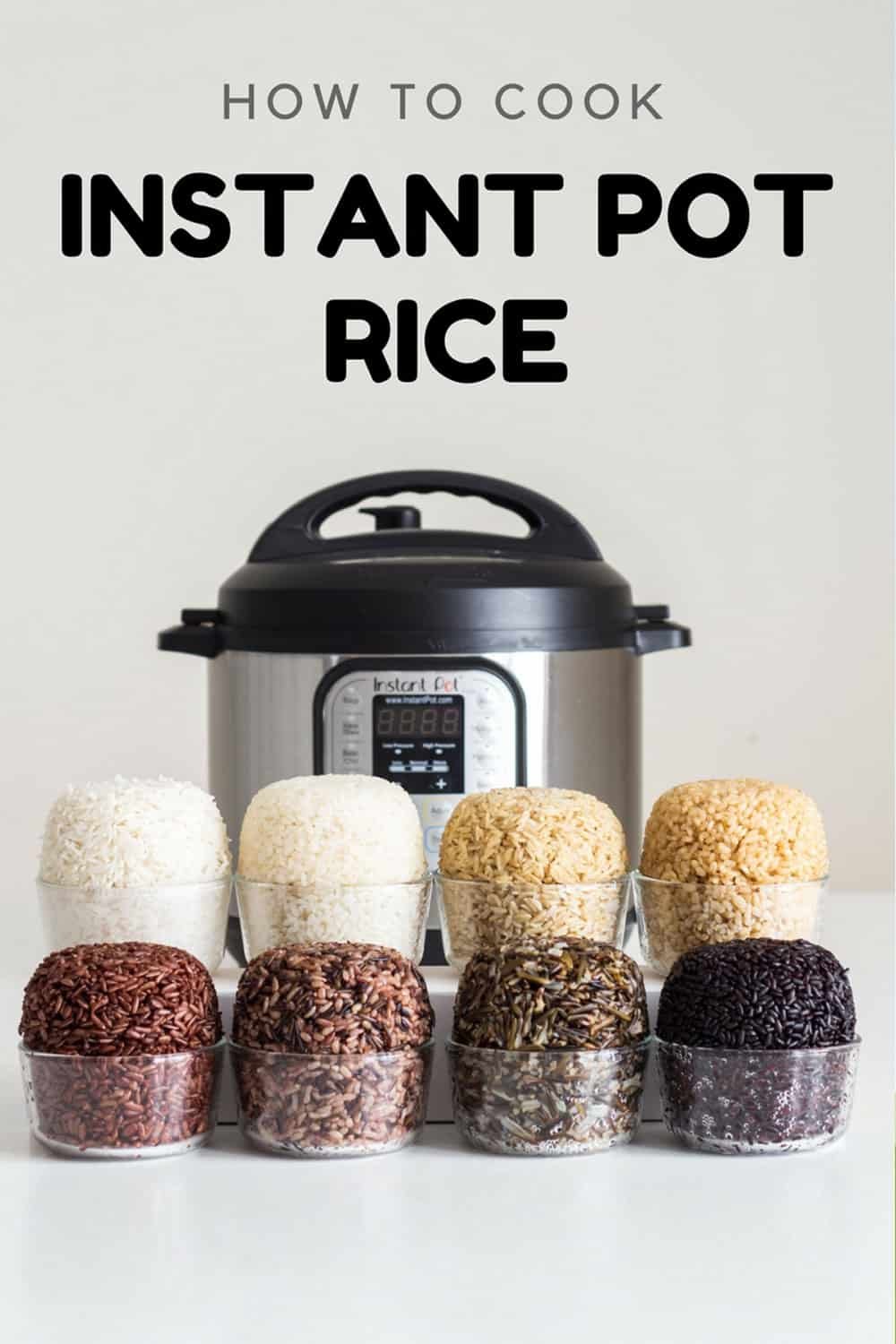 Fluffy cooked minute rice sits inside a nonstick rice cooker bowl ready for serving.