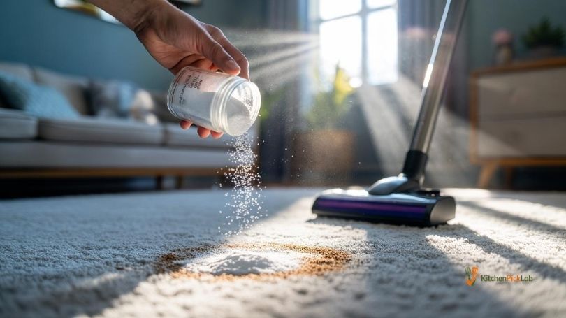 can you sprinkle baking soda on carpet