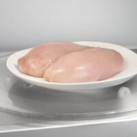 can you thaw chicken in the microwave